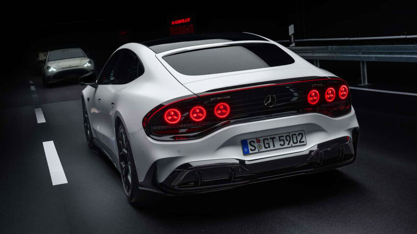 مرسدس بنز AMG GT چهاردر برقی 2027