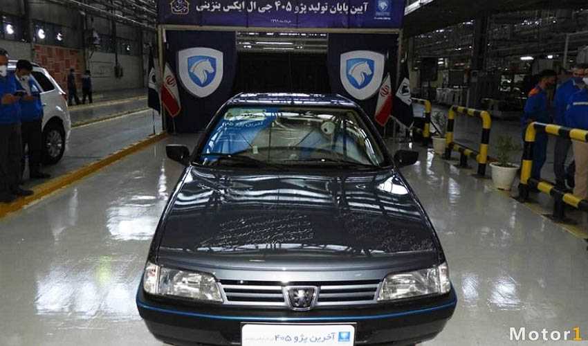 تولید آخرین پژو 405 در ایران خودرو